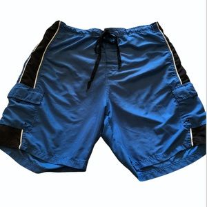 Blue Swim Trunks